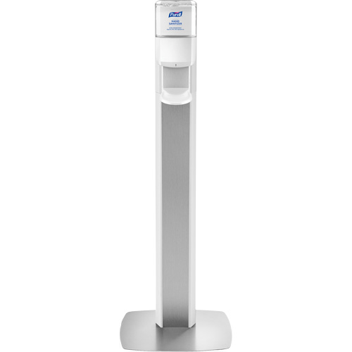 Messenger ES6 Silver Panel Floor Stand with Dispenser OSI Industrial Sales