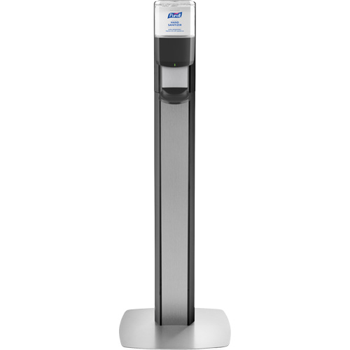 Messenger ES8 Silver Panel Floor Stand with Dispenser OSI Industrial Sales