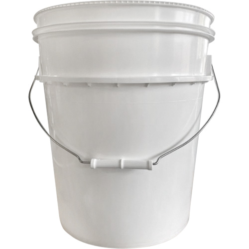 Pail with Lid, Plastic, 5.25 gal. OSI Industrial Sales