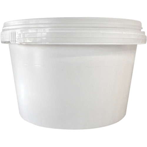 Pail with Lid, Plastic, 1.03 gal. OSI Industrial Sales
