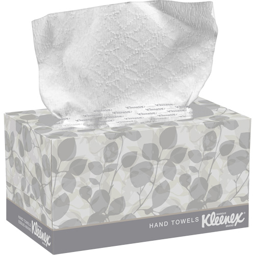Essuie-mains Kleenex dans une boîte POP-UP*, 1 pli, 10-1/2" lo x 9" la, 120 /pqt OSI Industrial Sales