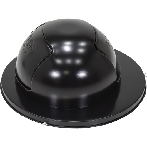 Couvercle pour baril &agrave; d&eacute;chets, Couvercle bomb&eacute;, M&eacute;tal, Convient aux contenants 23-1/2" dia. OSI Industrial Sales