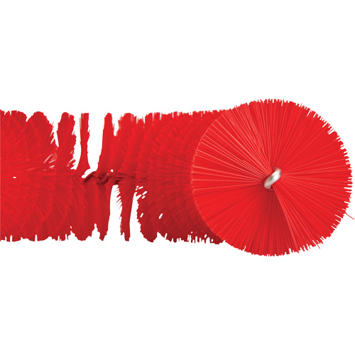 Brosse recourb&eacute;e, Soies Moyen/Ferme, Longueur de 15-1/2", Rouge OSI Industrial Sales