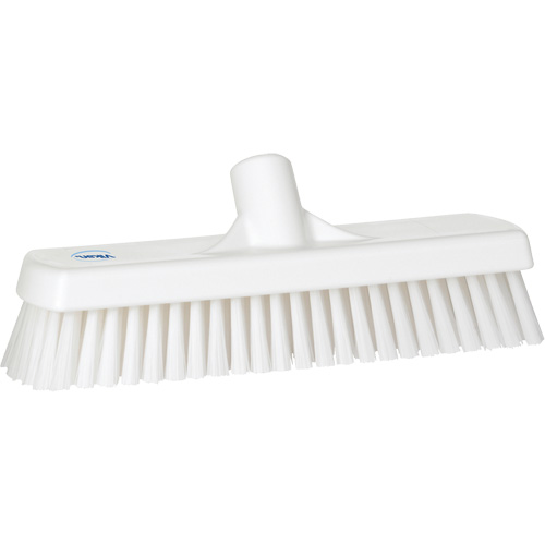 Brosse &agrave; r&eacute;curer pour planchers et murs, Crins Ferme, 12", Polyester, Blanc OSI Industrial Sales
