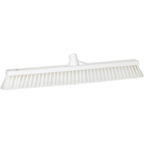 Balai-brosse &agrave; soies combin&eacute;es, Crins Cors&eacute;/Fin, 24", Polyester, Blanc OSI Industrial Sales