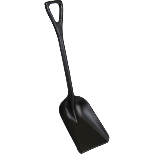 Pelle hygi&eacute;nique monopi&egrave;ce, Lame 10" x 6", Longueur de 37-1/2", Plastique, Noir OSI Industrial Sales