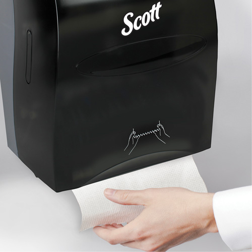 Scott&reg; Essential Hand Towel Roll Dispenser, Manual/No-Touch, 12.63" W x 10.2" D x 16.13" H OSI Industrial Sales
