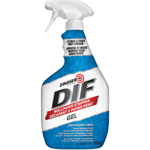 Gel d&eacute;capant pour papier peint DIF, 946 ml, Bouteille &agrave; g&acirc;chette OSI Industrial Sales