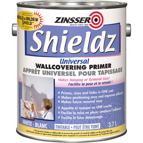 Couche primaire universelle pour murs Shieldz, 3,7 L, Gallon, Blanc teintable OSI Industrial Sales
