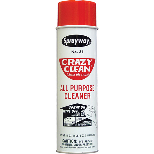Crazy Clean&reg; All Purpose Cleaner, 20 oz., Aerosol Can OSI Industrial Sales