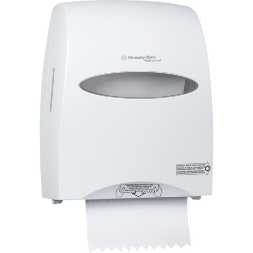 Distributeur de serviettes en rouleaux durs Sanitouch, Manuel/Sans contact, 12,63" la x 10,2" p x 16,13" h OSI Industrial Sales