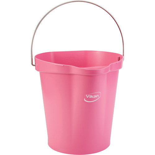Food Hygiene Bucket, Pink, 3 US gal. OSI Industrial Sales