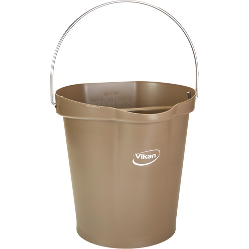 Seau pour l'hygi&egrave;ne des aliments, Brun, 3 gal. US OSI Industrial Sales