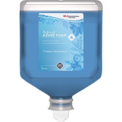 Savon &agrave; mains Refresh Azure, Mousse, 2 L, Parfum&eacute; OSI Industrial Sales