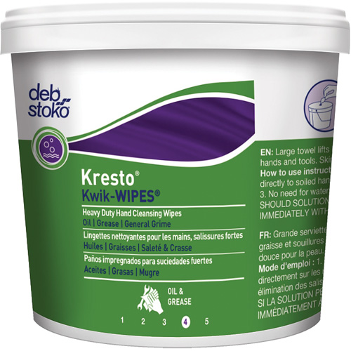Kresto&reg; Kwik-Wipes&reg; Wipes, 130 Wipes, 12" x 10" OSI Industrial Sales