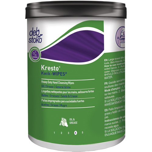 Kresto&reg; Kwik-Wipes&reg; Wipes, 70 Wipes, 12" x 10" OSI Industrial Sales