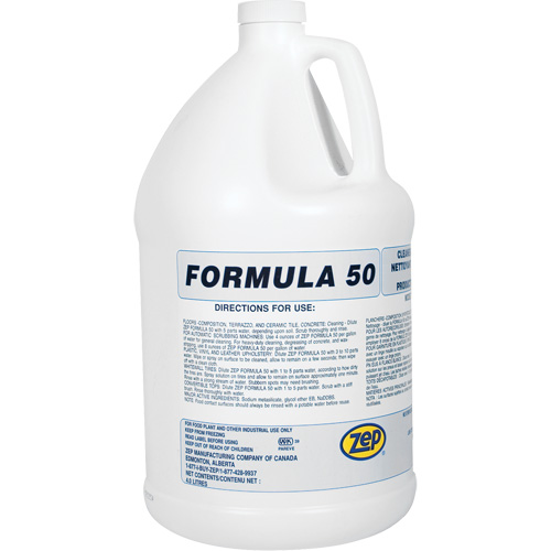 Nettoyant alcalin pour gros travaux Formula 50, 4 L, Cruche OSI Industrial Sales