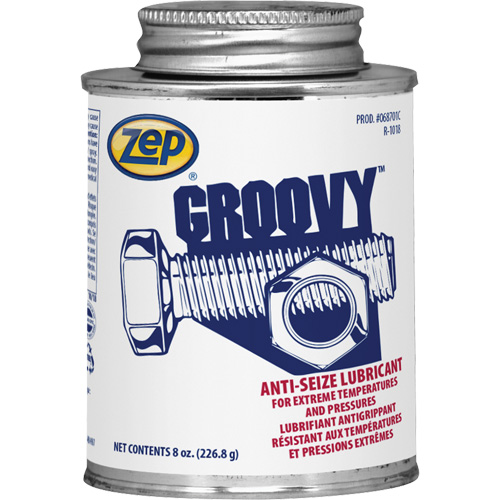 Groovy Lubricant & Anti-Seize, 8 oz., Brush Top Can, 2100°F (1100°C) Max. Temp OSI Industrial Sales