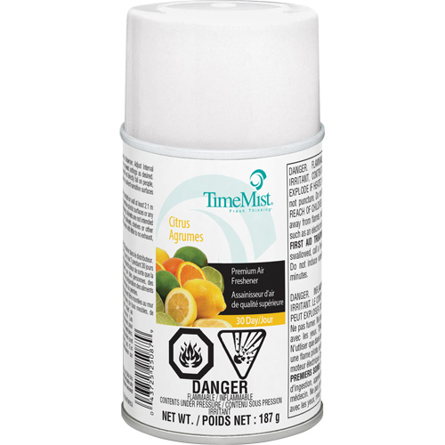 TimeMist&reg; Industrial Strength Air Freshener, Citrus, Aerosol Can/Cartridge OSI Industrial Sales