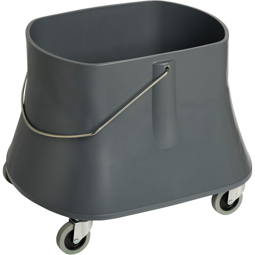 Seau pour vadrouille Champ, Capacit&eacute; de 10 gal. US (40 pintes), Gris OSI Industrial Sales