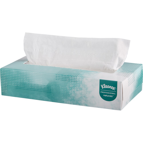 Kleenex&reg; Naturals Facial Tissues, 2 Ply, 8.4" L x 8" W, 125 Sheets/Box OSI Industrial Sales