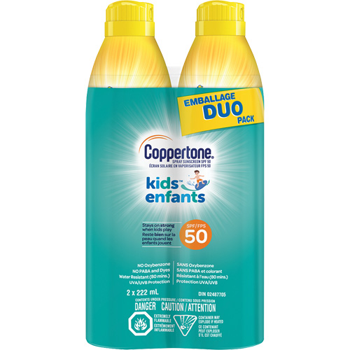 Kids Water Resistant Sunscreen, SPF 50, Aerosol OSI Industrial Sales