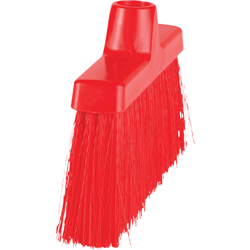 ColorCore Angle Head Broom, Medium Bristles, 10", Polypropylene, Red OSI Industrial Sales