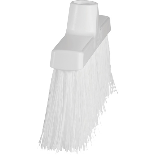 ColorCore Angle Head Broom, Medium Bristles, 10", Polypropylene, White OSI Industrial Sales