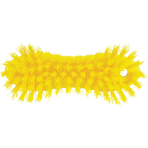 ColorCore Hand Brush, Stiff Bristles, 6" Long, Yellow OSI Industrial Sales