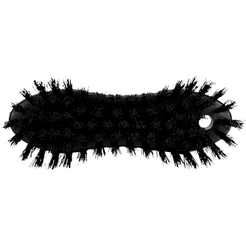 ColorCore Hand Brush, Stiff Bristles, 6" Long, Black OSI Industrial Sales