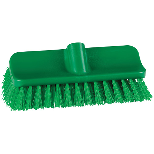 ColorCore High-Low Brush, Stiff Bristles, 10" Long, Green OSI Industrial Sales