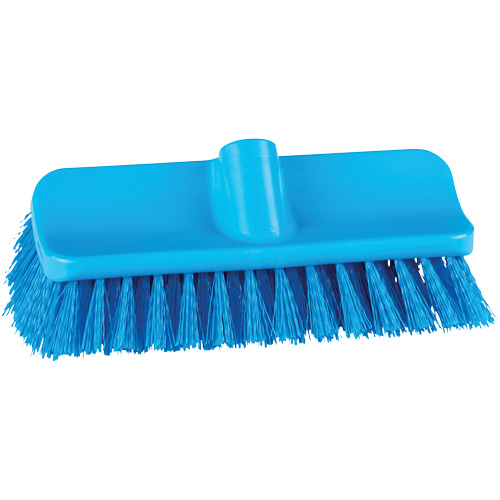 Brosse &agrave; angle double ColorCore pour surfaces hautes et basses, Soies Ferme, Longueur de 10", Bleu OSI Industrial Sales