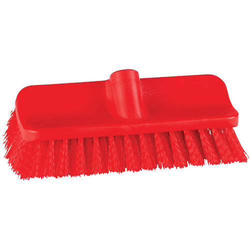ColorCore High-Low Brush, Stiff Bristles, 10" Long, Red OSI Industrial Sales