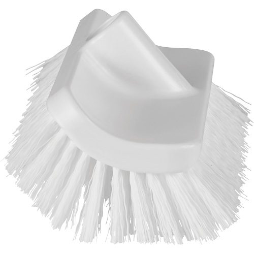 Brosse &agrave; angle double ColorCore pour surfaces hautes et basses, Soies Ferme, Longueur de 10", Blanc OSI Industrial Sales