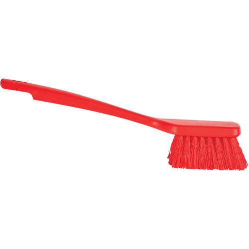 Brosse &agrave; manche court ColorCore, Soies Ferme, Longueur de 12", Rouge OSI Industrial Sales