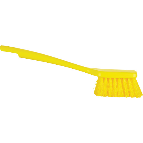 Brosse &agrave; manche court ColorCore, Soies Ferme, Longueur de 12", Jaune OSI Industrial Sales