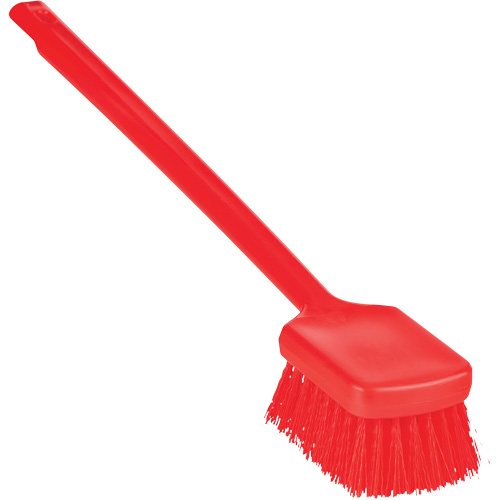 Brosse &agrave; manche long ColorCore, Soies Ferme, Longueur de 20", Rouge OSI Industrial Sales
