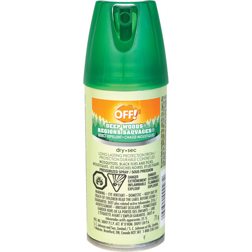 OFF! Deep Woods&reg; Insect Repellent, 25% DEET, Spray, 100 ml OSI Industrial Sales