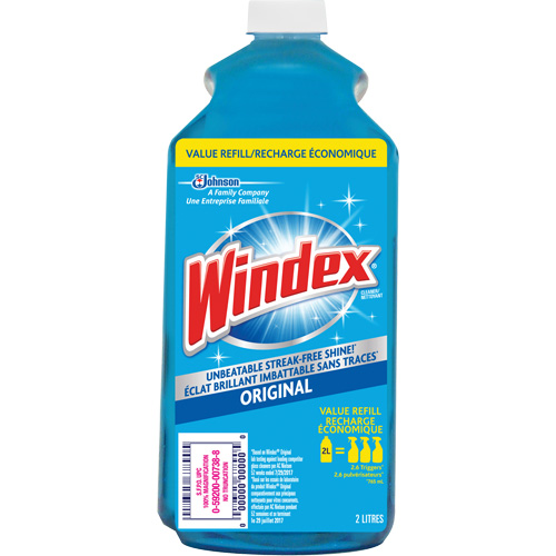 Recharge de nettoyant pour vitres Windex, 2 L, Bouteille OSI Industrial Sales