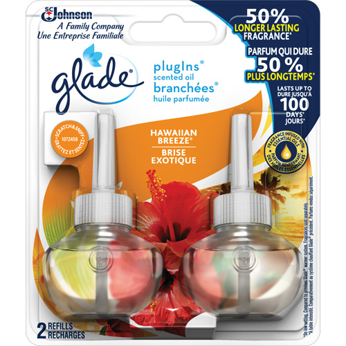 Recharge Glade Branch&eacute;es huile parfum&eacute;e, Brise exotique, Cartouche OSI Industrial Sales