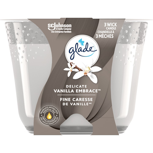 Glade&reg; 3-Wick Candle, Delicate Vanilla Embrace OSI Industrial Sales
