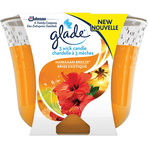 Chandelle &agrave; trois m&egrave;ches Glade, Brise exotique OSI Industrial Sales