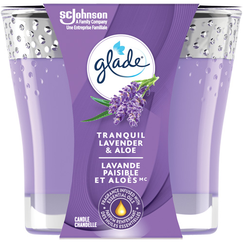 Glade&reg; 2-in-1 Candle, Lavender & aloe OSI Industrial Sales