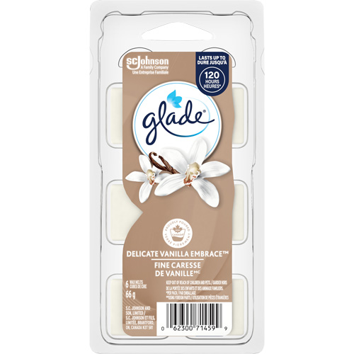 Cubes de cire parfum&eacute;e Glade, Fine caresse de vanille OSI Industrial Sales