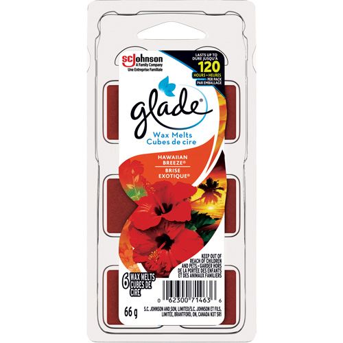 Cubes de cire parfum&eacute;e Glade, Brise exotique OSI Industrial Sales
