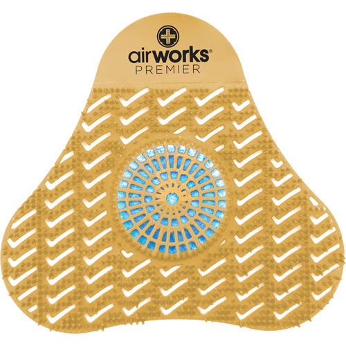 Tamis d'urinoir avec bloc d&eacute;sodorisant AirWorks OSI Industrial Sales