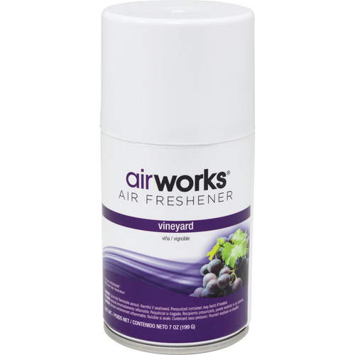 AirWorks&reg; Metered Air Fresheners, Vineyard, Aerosol Can OSI Industrial Sales