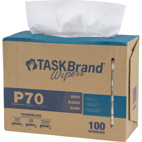 Chiffons de premi&egrave;re qualit&eacute; P70 TaskBrand, Robuste, 16-3/4" lo x 8-1/4" la OSI Industrial Sales