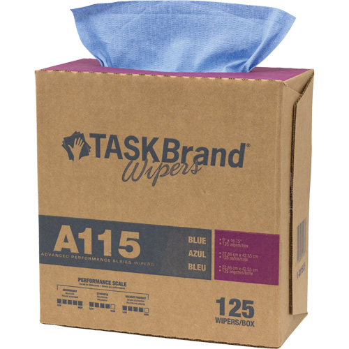 TaskBrand&reg; A115 Advanced Performance Wipers, Heavy-Duty, 16-3/4" L x 12" W OSI Industrial Sales