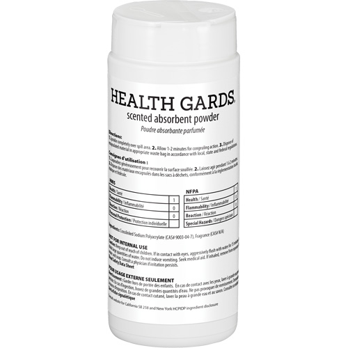 Health Gards&reg; Scented Absorbent Powder, 16 oz., Can OSI Industrial Sales